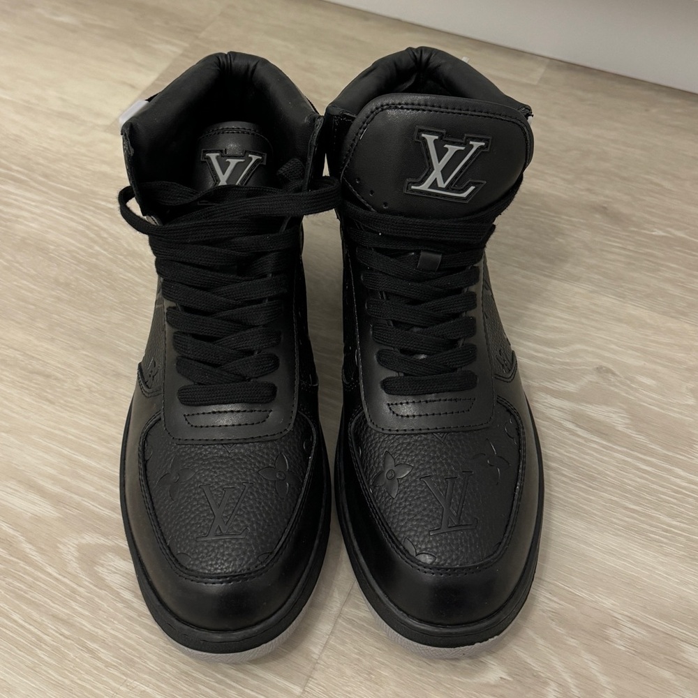 Louis Vuitton Black High-Top Sneakers
